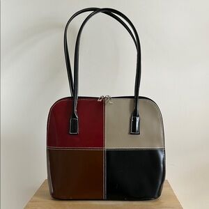 Vintage 90s Patchwork Handbag